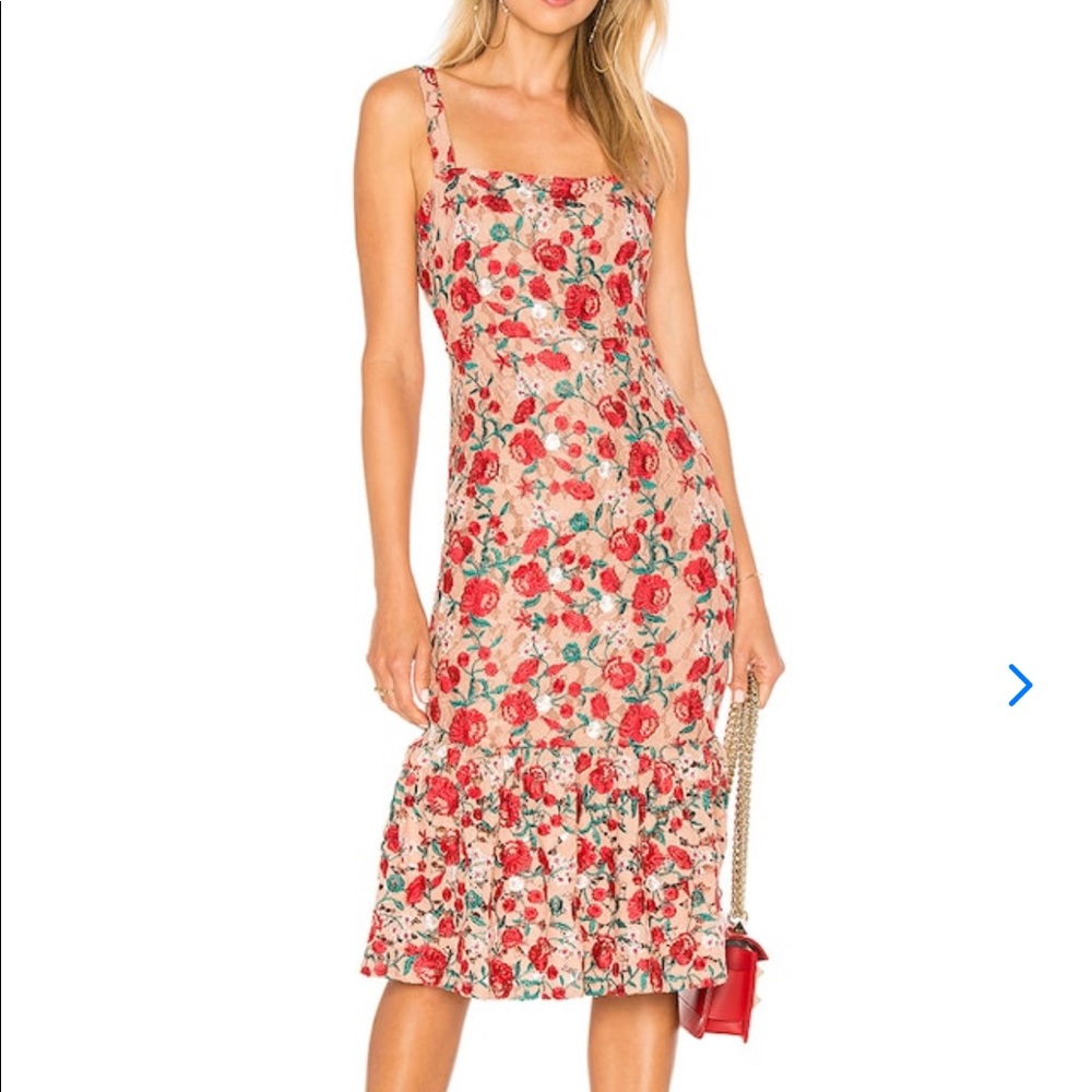 Lovers + Friends Under the Stars Midi Dress
